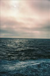 The Arctic ocean for as far as the eye can see, illuminated by a fog hazed sun: by robynedgar, Views[241]