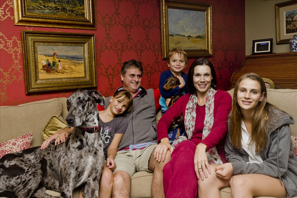 The plastic family portrait