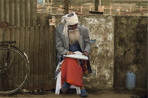 @Bank of Ganga River in Haridwar.  