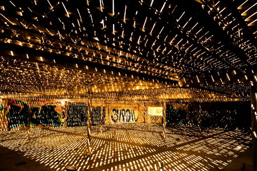 An East Los Angeles,CA abandoned home basement turned street artist sanctuary.