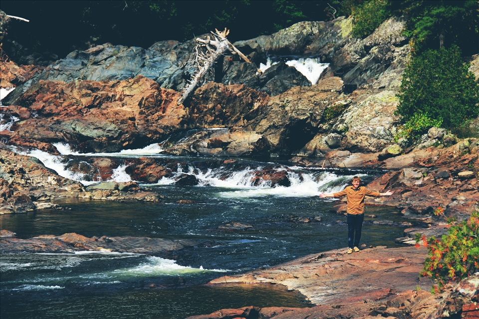 Timed self-portrait in Ontario