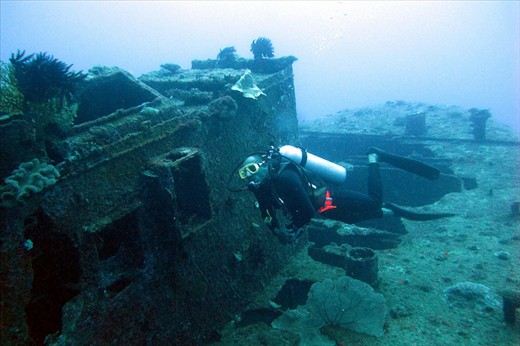 Semele Federesen is a popular dive wreck in Port Vila