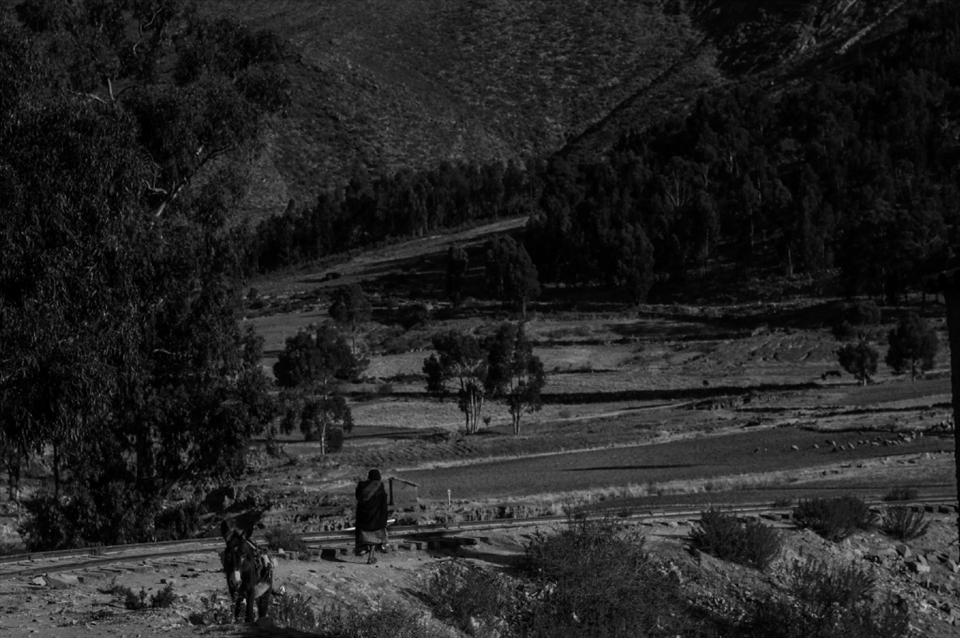 By the end of the market, the people took their way back home, following the sun, and disappearing in the Andes. And like the sun, who comes back every day, these people will also return one week later.