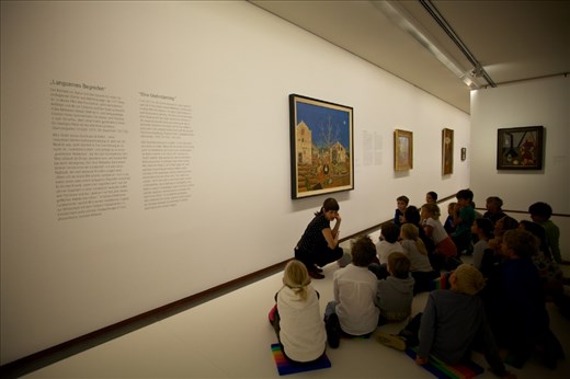 Starting 'em young. Art and kids. How I wish I was exposed to art early in life.