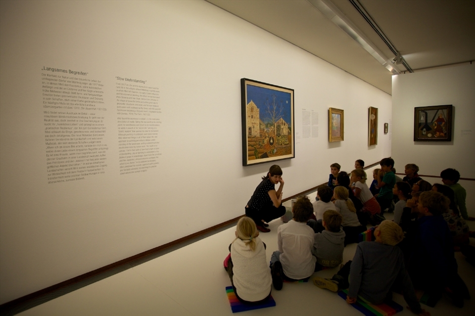 Starting 'em young. Art and kids. How I wish I was exposed to art early in life.