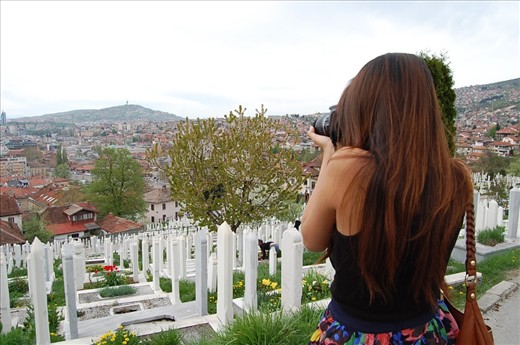 Cemeteries surround the Bosnian community. It is a sad reminder of how differences are not always seen as a positive thing.