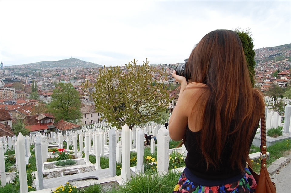 Cemeteries surround the Bosnian community. It is a sad reminder of how differences are not always seen as a positive thing.