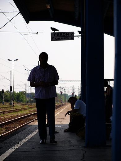 Waiting for the train in Novi Sad