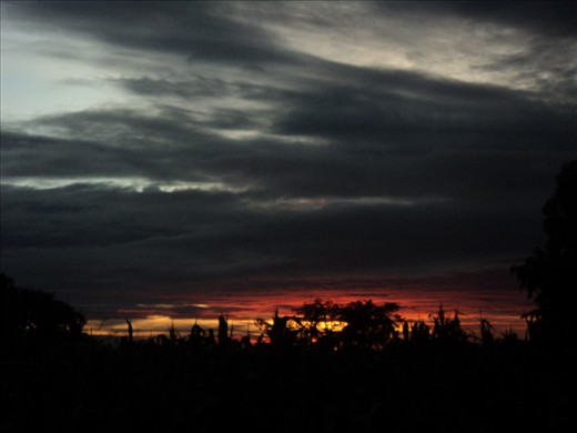 The sky colors

this is Africa a mix of colors and sensations that reflected on the sky that is in continuous changes.