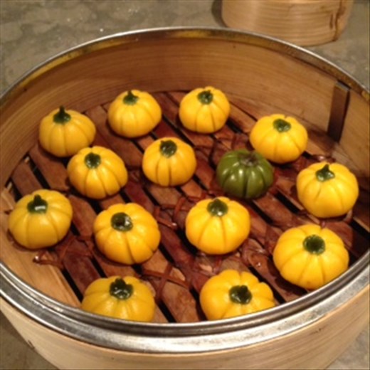 Dumplings after steaming