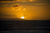 The sun sets behind Santa Catalina Island viewable in Laguna Beach: by ronvaliente, Views[215]