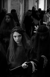The procession of the Desolate is during the Holy Saturday at Canosa (Italy).: by rosalacavalla, Views[1545]