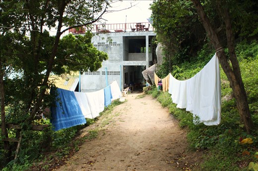 On the way to my bungalow