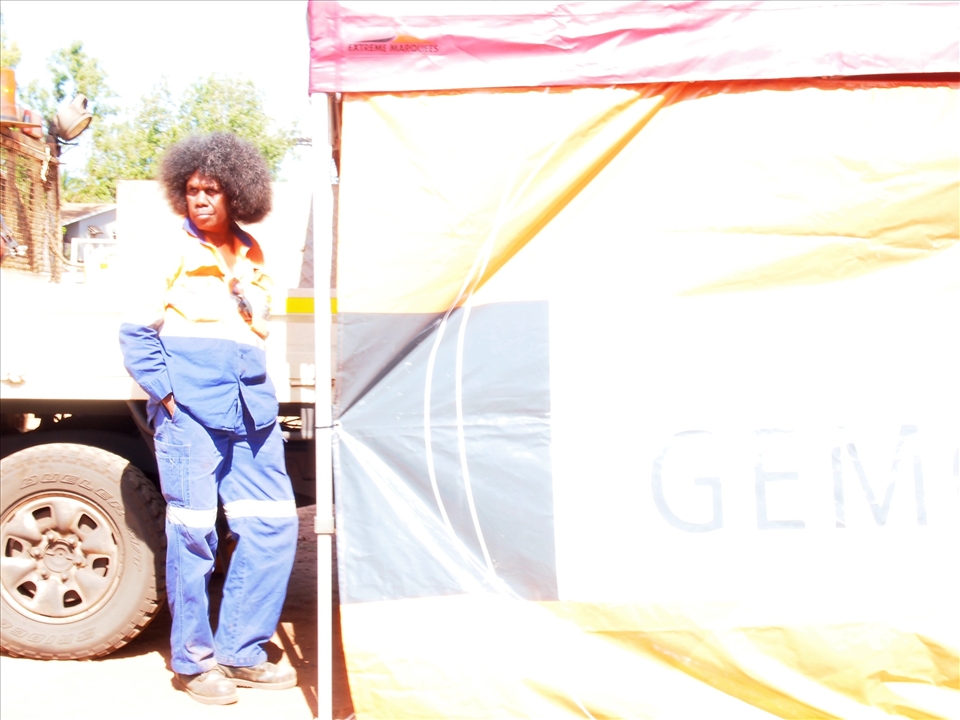 Gemco the main maganese mining company here on the island employs locals as well as outsourcing workers who live on 80 man camps nearby. 