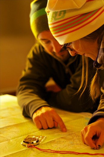 Planning the route is a key part for any back country ski tour.   