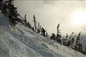 After hours of travel uphill and hard work the skiers prepare for the descent. : by rowantphoto, Views[305]