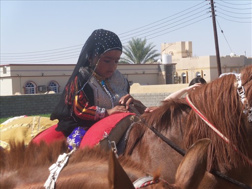 Girls and horses go together.