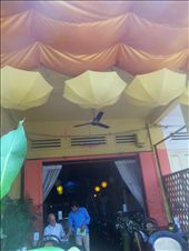 A creative way to decorate the entry of a restaurant - monk attire.: by rtumicki, Views[264]