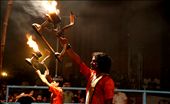 This is Arati in ghat of Varanasi Uttarpradesh ....: by ruby, Views[320]