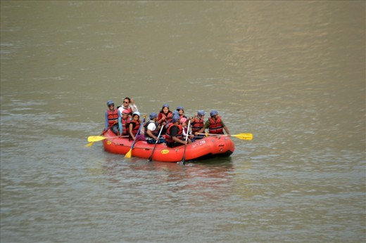 Exhausted Enthusiasts - Group of tourists after completing their adventurous ride