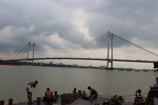 People taking bath in the Holy Ganga