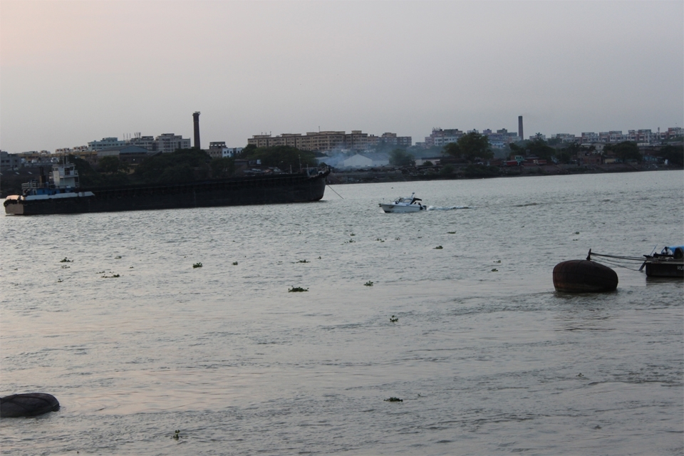 The Holy Ganga, started from Gangotri and ends in the Bay of Bengal. In the course of journey it passes the City of Joy (Calcutta).