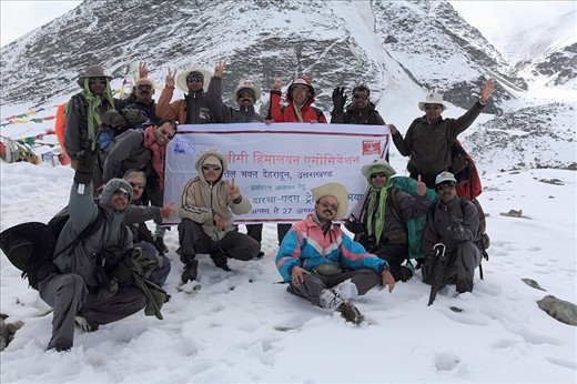 Finally the ecstasy on successfully reaching 16700 feet Shingo La pass. A story that ended on a happy note.