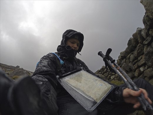 Sometimes you have to do away with technical skill and just grab the moment. The point this was taken I was absolutely beat, battling against gale force winds and rain all day with a 16kg pack was taking it's toll, but I pushed on. Taken with my GoPro 3