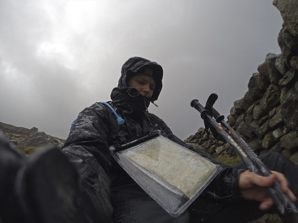 Sometimes you have to do away with technical skill and just grab the moment. The point this was taken I was absolutely beat, battling against gale force winds and rain all day with a 16kg pack was taking it's toll, but I pushed on. Taken with my GoPro 3