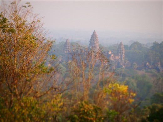 Angkor Wat during sunset