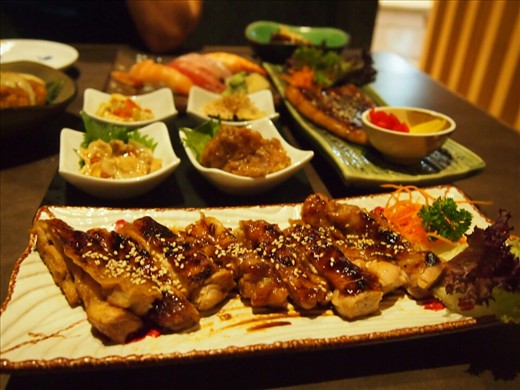 Japanese set course menu - so full right now.