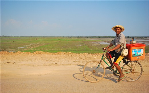 Cambodia isn't warm for its climate, but for its welcoming locals' smiles.

(Arrival at Siem Reap, Cambodia)