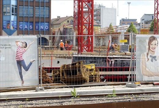 A new mall is going to be built right next to another one. Happiness is guaranteed.