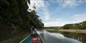 On the way to the Bribri community in Talamanca, up the Yorkin river, with Panama on one side and Costa Rica on the other. The two hour journey was upstream, and beautiful!: by sachinv, Views[1972]