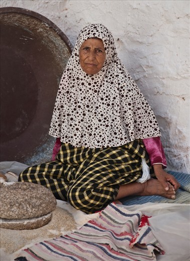Cave dwelling for grain in Matmata.