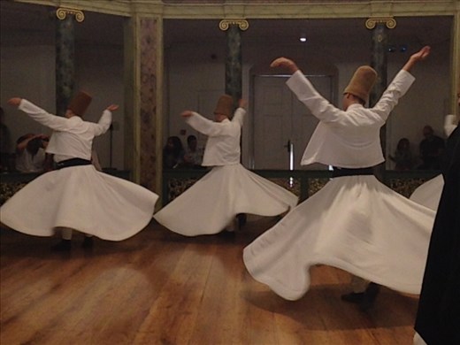 The incredibly powerful Sema ceremony of the whirling dervishes. All I can say is mind-blowing!