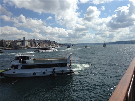We took an all day boat ride on the mighty Bosphorus. Went all the way to the Black Sea and Asia.
