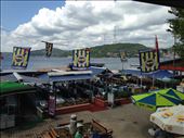 Got off the ferry at Anadolu Kavagli, a quaint fishing village on the Asia side of the Bosphorus. We picked a restaurant overlooking the water.: by sailor1girl, Views[342]