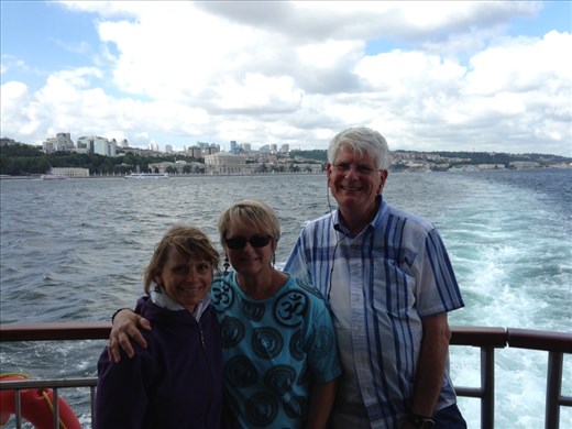 Great relaxing day on the water. And Maryann earned her burgee! Yay!