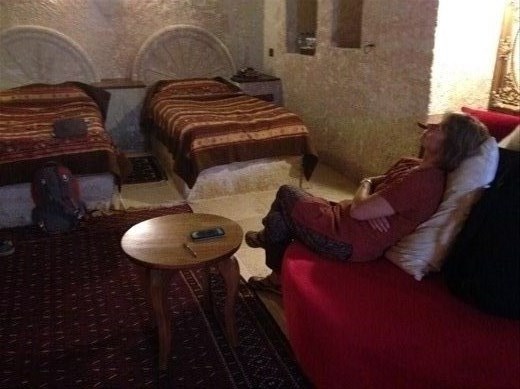 Very cool cave hotel rooms. And very COOL temperature wise, being underground.