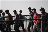 Youths are going to work at 8' o clock crossing the Ganga river in Kolkatta, India.: by sajjad, Views[285]