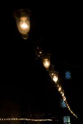 2 strings of lights in a small Damascene mosque: by salaamshots, Views[228]