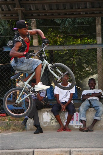 Meet Rashid  a.k.a Chidy Bike. After failing his Ordinary Level Secondary School education, his parents could not afford to take him to a private school for further studies. He now looks forward to the evenings with the Biker Boys, to do what he knows how to do best.