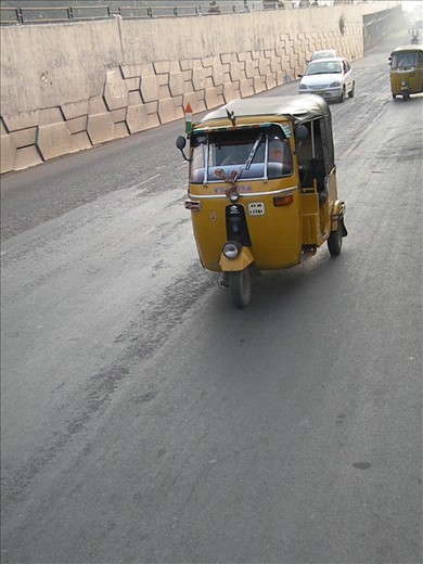 Many men come from the countryside looking for a way to support their families. An auto rickshaw driver may profit 300 Rupees, or about $5.50, during a 12-hour day.