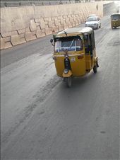 Many men come from the countryside looking for a way to support their families. An auto rickshaw driver may profit 300 Rupees, or about $5.50, during a 12-hour day.: by samanthat, Views[251]