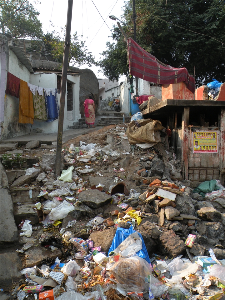 In-country migration, increased birth rates, and an infrastructure struggling to keep up leave many Indians with nowhere to dispose of garbage but the street. Waste pickers provide a valuable social, economic, and environmental service by collecting reusable or recyclable materials to sell.  
