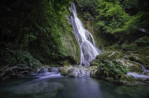 Cascading falls, Mele, Efate