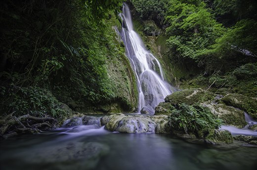 Cascading falls, Mele, Efate
