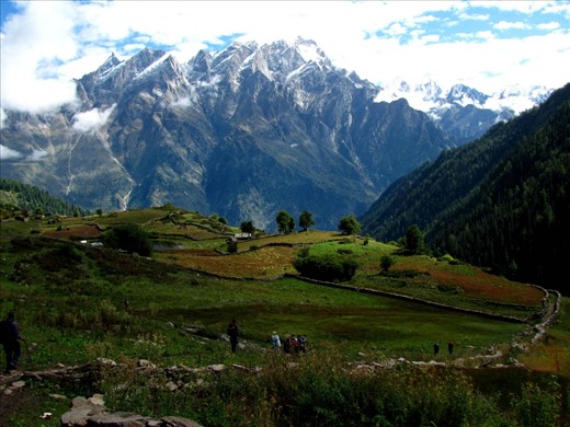 On we walked forgetting and forgiving everything behind. Just walked and walked, disconnecting our minds from our legs and pushing ourselves for that ten extra steps and then another twenty. Until we reach our destination and taking in every little detail from the trek.