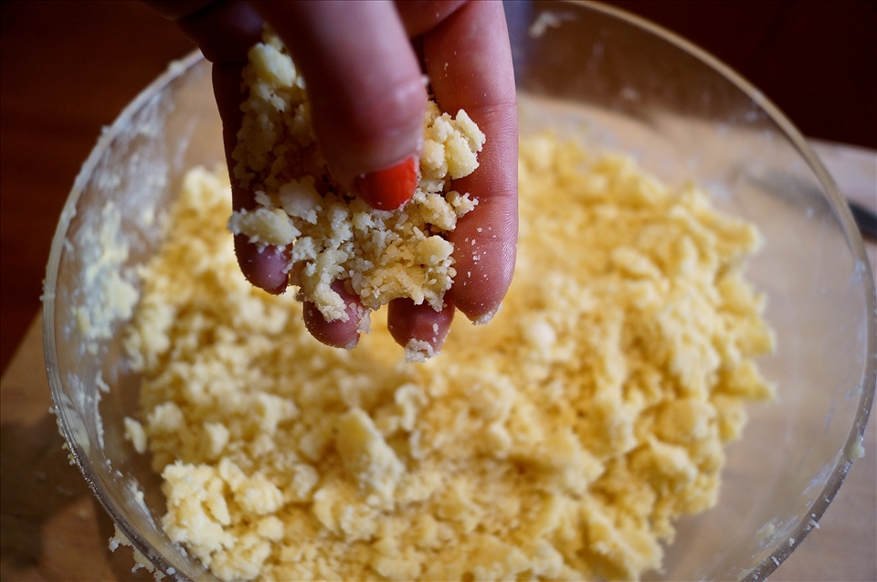 the ideal crumble texture